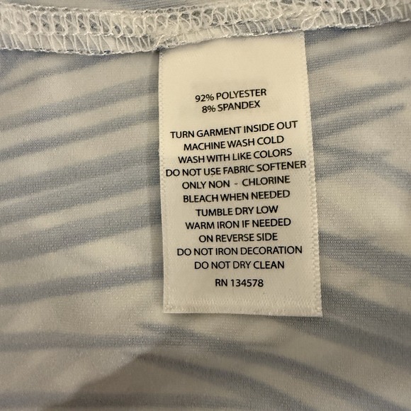 Vineyard Vines The Shep Shirt Womens Medium Blue White Top Pullover Performance - Picture 7 of 7